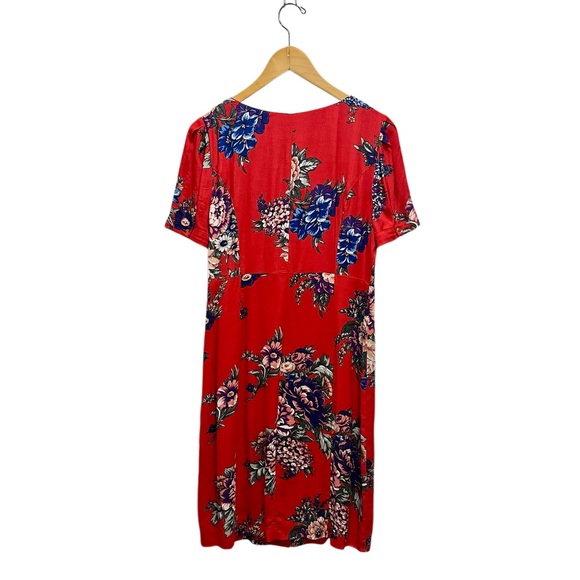 Anthropologie Maeve Caldwell Floral Print Button down Dress - Picture 5 of 15